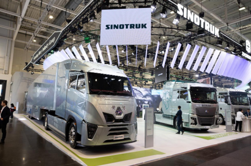 China National Heavy Duty Truck Group shines at the 2024 Hanover International Transport Expo in Germany