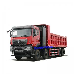 Dongfeng 8x4 LHD G.V.W 45 ton electronic dump truck Installed 340 HP electronic motor and 423KWH battery 23m3 box tipper truck