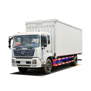 Dongfeng 4x2 LHD 10 ton loading capacity truck van with Cummins 180 Hp engine